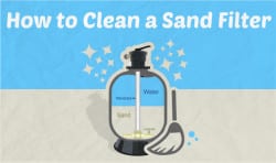 clean sand out of pool