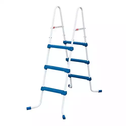 Heavy Duty Steel Above Ground Pool Ladder - 36 in.