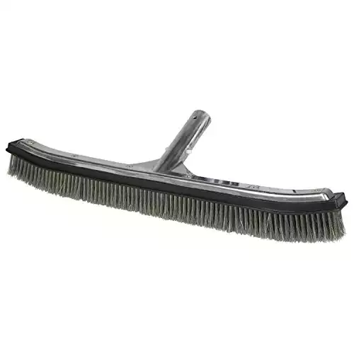 Algae Pool Brush with Stainless Steel Bristles