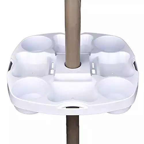 MYARD Umbrella Tray with 4 Compartments - 15 in.