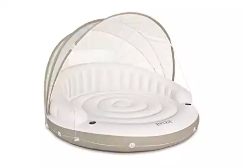Intex Canopy Island Inflatable Lounge - 78 in. x 59 in.