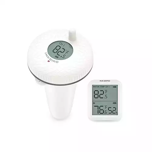 Floating Pool Thermometer, Large Display with String Easy to Read, Shatter  Resistant, for Outdoor & Indoor Swimming Pools, Spas, Hot Tubs & Aquariums