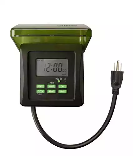 Woods 50015WD 7-Day Heavy Duty Digital Plug-In Timer