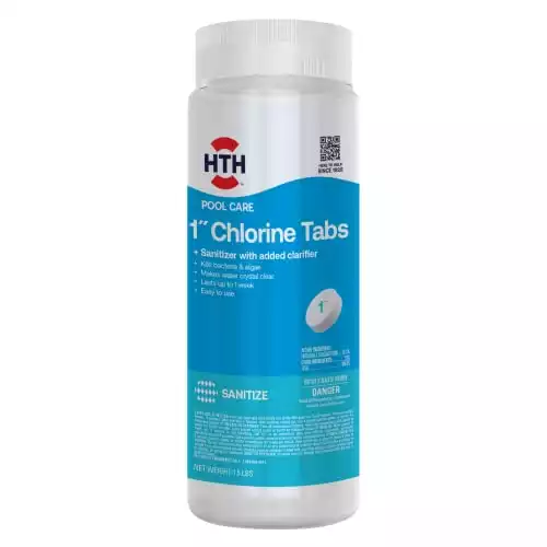 1" Chlorine Tablets for Smaller Pools and Hot Tubs