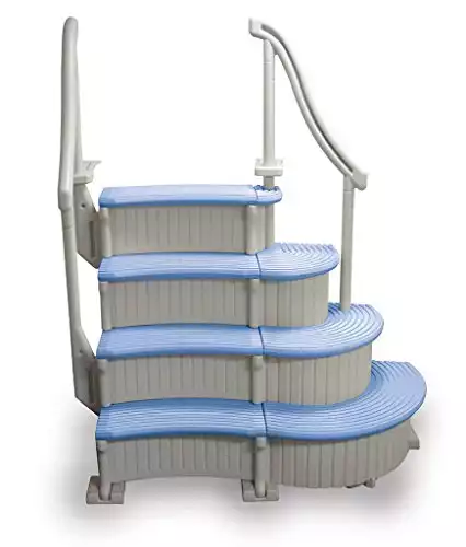 Confer Curve Complete System Above Ground Swimming Pool Steps