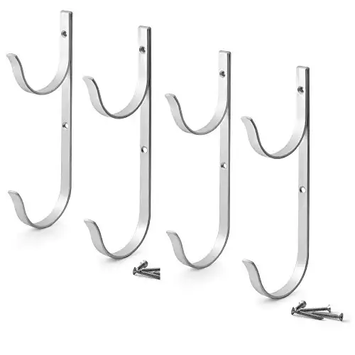 Aquatix Pro Aluminum Pool Accessory Hanger - 4 Pack