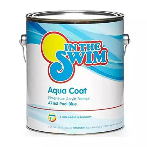 In The Swim Aqua Coat Water-Base Pool Paint - 1 gal. - White