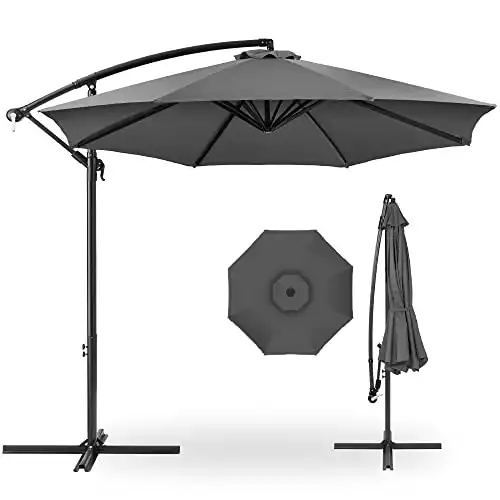 Offset Hanging Market Patio Umbrella