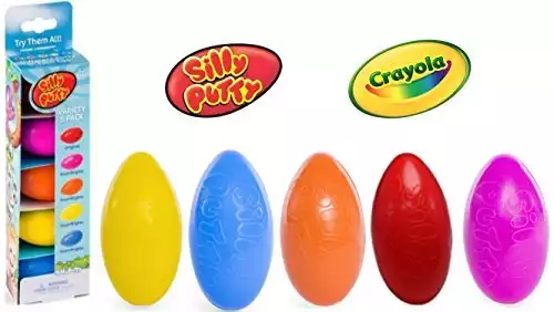 Silly Putty Eggs - 5 Pack