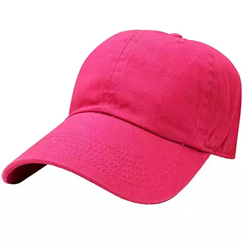 Falari Adjustable 100% Cotton Baseball Cap