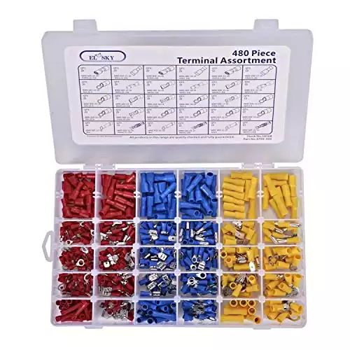 ELSKY Insulated Wire Connectors Kit - 480 pcs