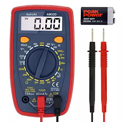 Digital Multimeter with Ohm Volt Amp and Diode Voltage