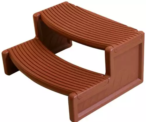 Confer Handi-Step Hot Tub Steps for Round and Straight-Sided Spas
