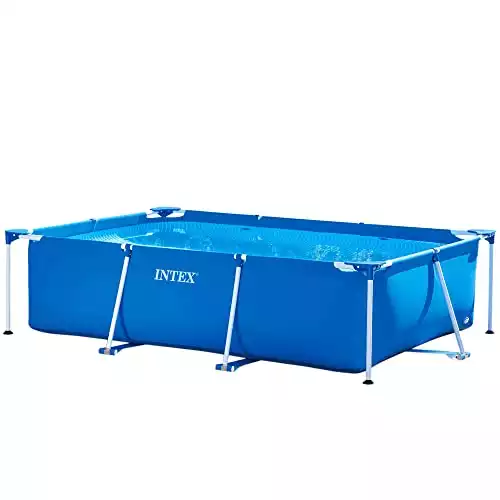 Intex 118-by-78-by-29-1/2-Inch Rectangular Frame Pool