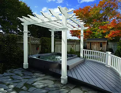 New England Arbors Liberty Pergola - 9 ft. x 9 ft. x 8 ft.