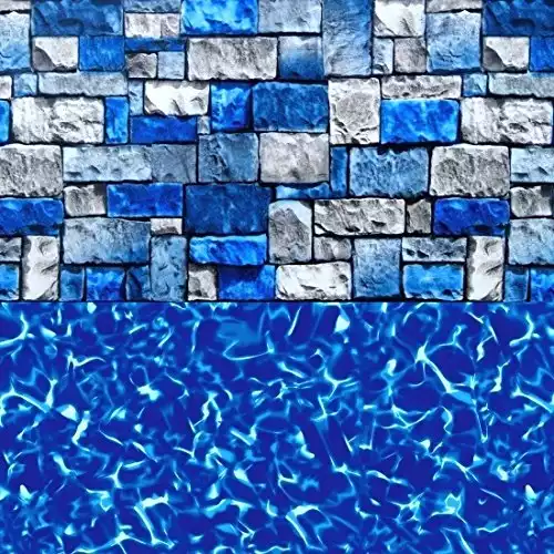 Rectangle Beaded Pool Liner for Kayak Style Pools - 16 x 32 ft.