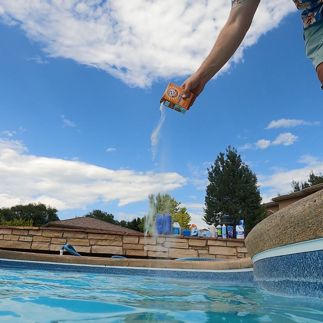 Adding Baking Soda to a Pool