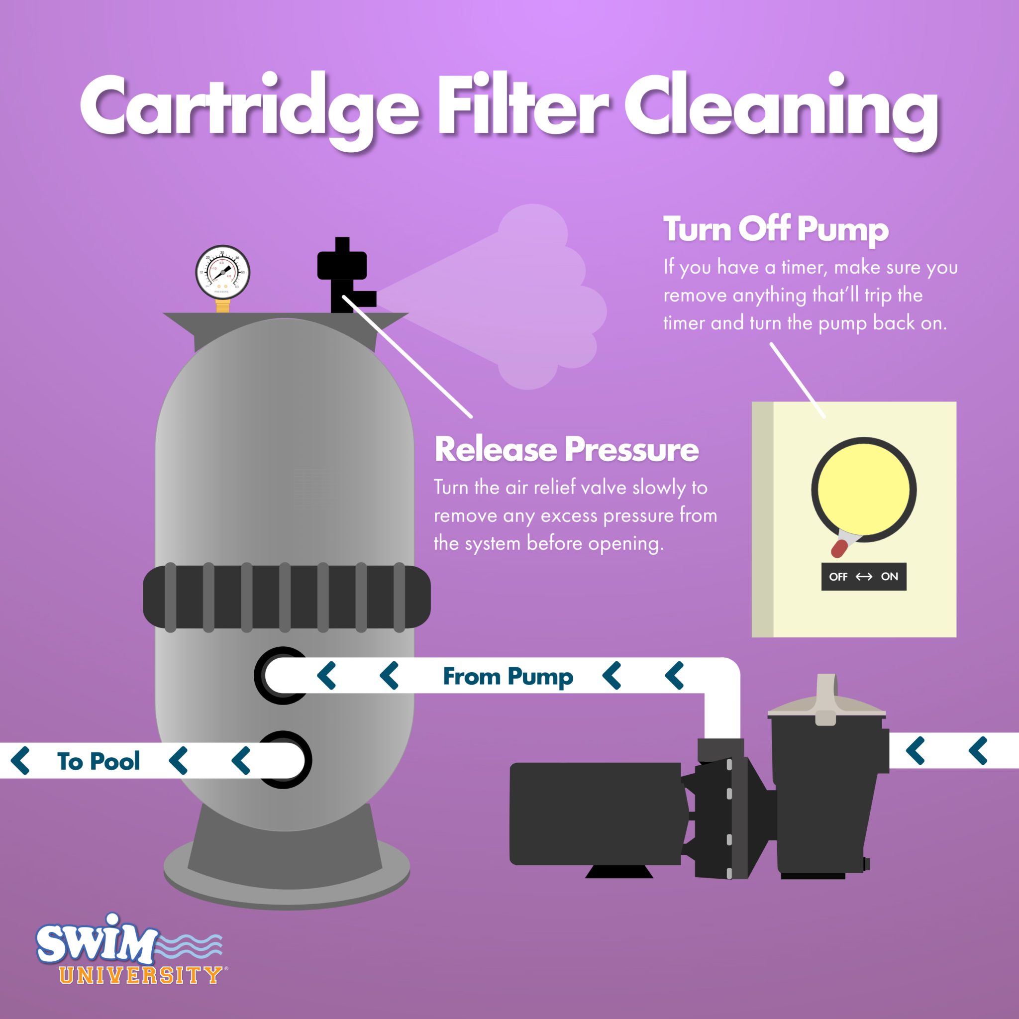 How to Clean a Pool Filter (Sand, Cartridge, D.E.)