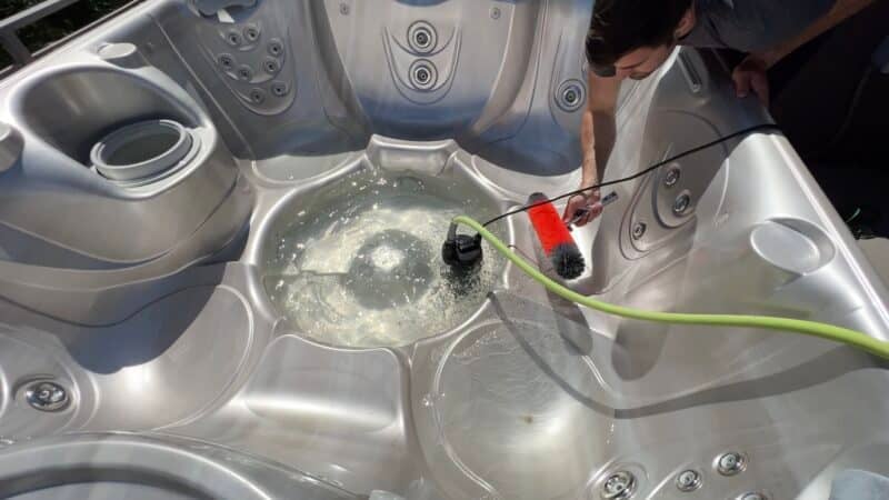 Draining a Hot Tub with a Sump Pump