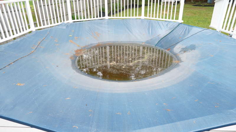 How To Get Water Off A Pool Cover Fast 1 How to get water off a pool cover fast