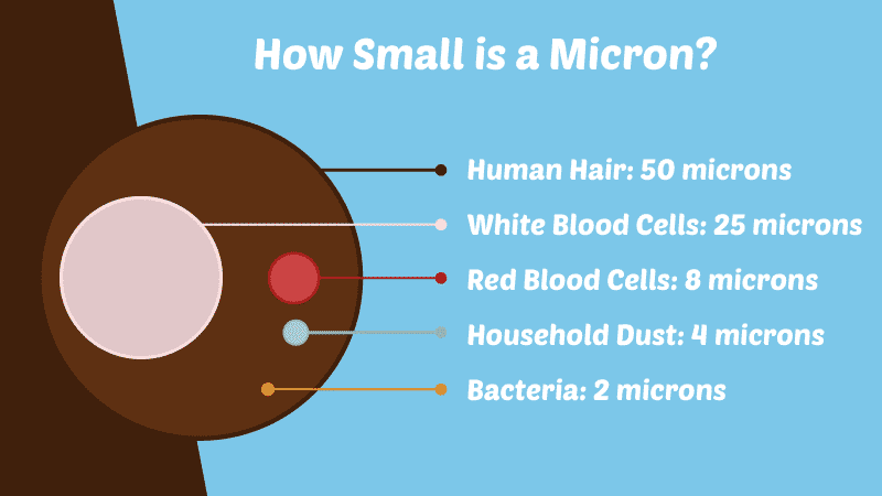 How small is a micron?