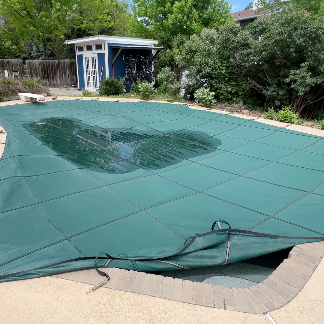 Inground Pool With Safety Cover