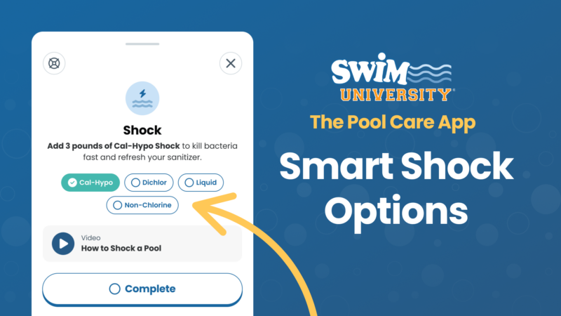 Smart Shock Options And Cleaner History View 3 Pool care app smart shock options