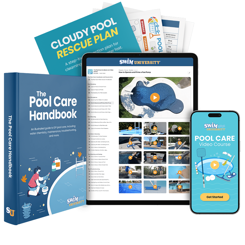The Pool Care Handbook and Video Course Items