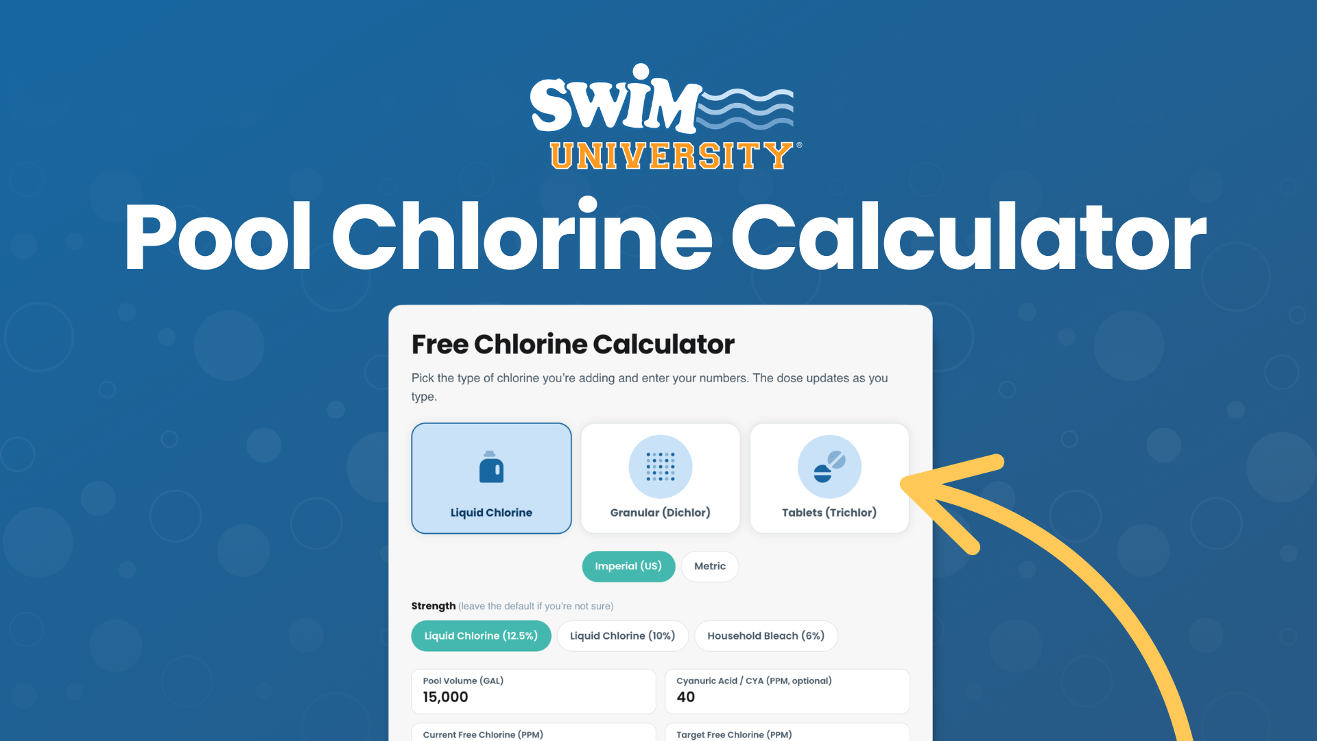 Pool Chlorine Calculator and Dosing Guide