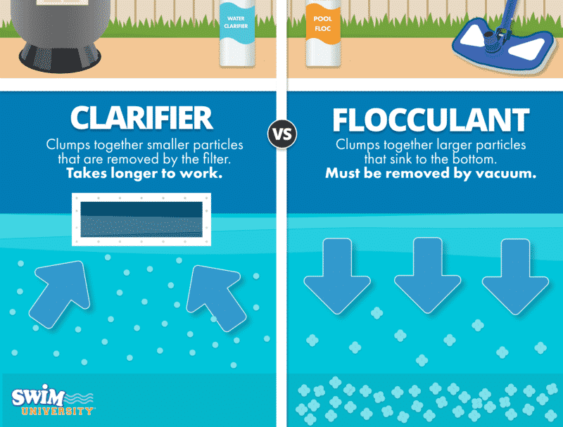 Pool Clarifier Versus Flocculant