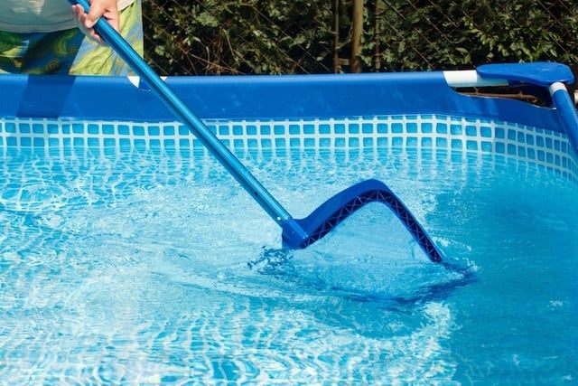 Skimming Above Ground Pool