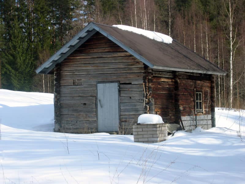 Smoke sauna in Enonkoski, Finland Smoke sauna in Enonkoski, Finland