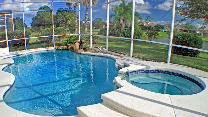 Pool Landscaping Enclosure